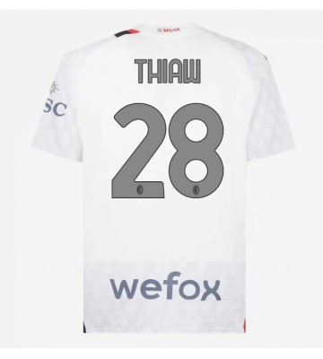 AC Milan Malick Thiaw #28 Replika Udebanetrøje 2023-24 Kortærmet
